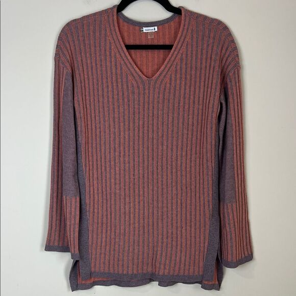 Smartwool Women's Sweater Ribbed V Neck Long Sleeve Baselayer Size Small - Picture 1 of 10